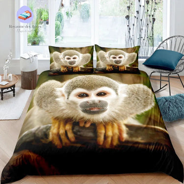 Housse de Couette Singe Saïmiri